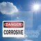 Signmission Corrosive Danger Sign, Plastic, 10in W x 7in L, 2PK OS-2PACK-DS-P-710-L-19323 - alternate 2
